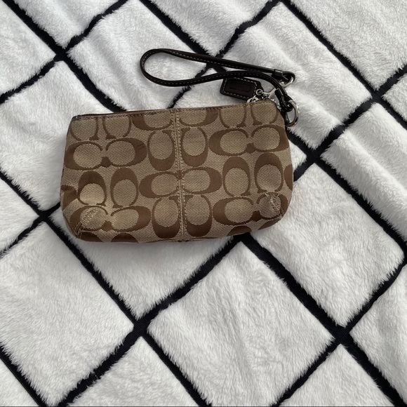 Coach Turn Lock Wristlet - Picture 4 of 9